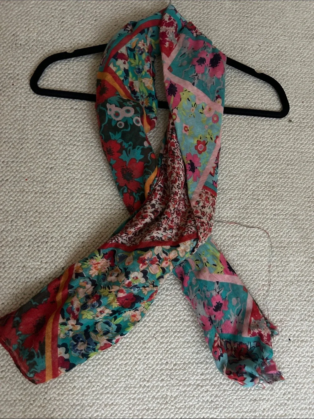 Floral Multicolor Women's Lightweight Scarf